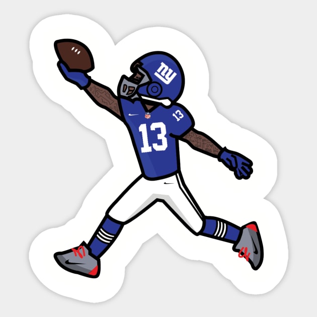 Odell Beckham Jr - The Catch Sticker by asGraphics